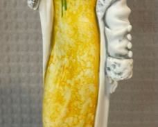 INV #290: Florence Giuseppe Armani Nippon flapper figurine, 10"