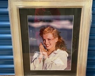 INV #296: Framed photograph of Marilyn Monroe