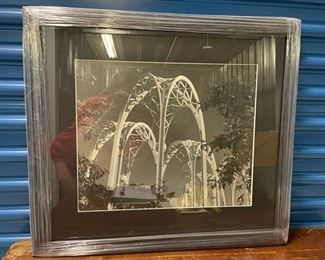 INV #297: Framed photograph of arches