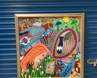 INV #298: Ed Zarro original abstract garden