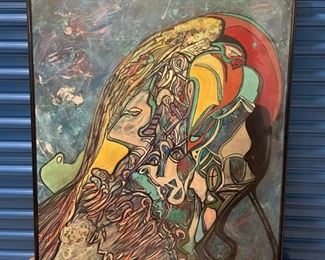 INV #299: Ed Zarro original abstract