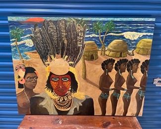 INV #300: Ed Zarro original, native islanders