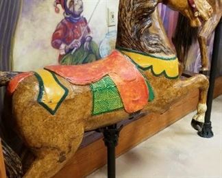Antique carousel horse #1.
