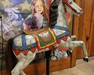 Antique carousel horse #2.