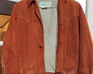 Vintage Trego's Westwear fringed  jacket