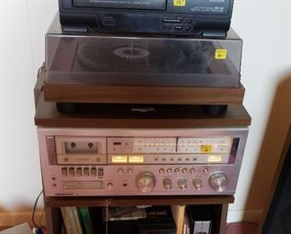 BSR Record Player/Changer, Soundesign PLL am/fm stereo receiver/stereo cassette/8 track recorder