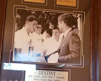 DESTINY framed Bill Clinton, John F. Kennedy