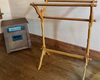 Electric Heater and Quilt Rack