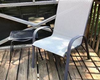Patio Chair and Side Table