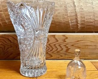 Crystal Vase and Bell