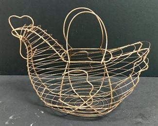 Wire Rooster Basket