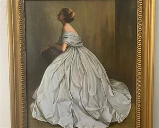 Reproduction print of vintage painting of The Sound of Music (Joanne Pemberton-Longman) 1969 / $60