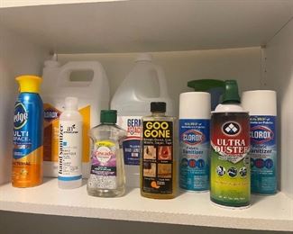 Cleaning products (prices vary)