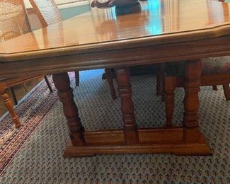 base of dining table