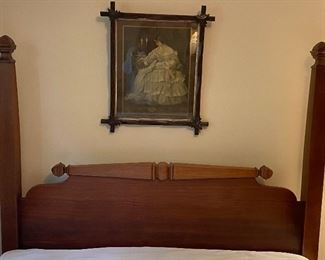 detail of headboard