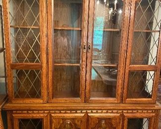 lighted china cabinet