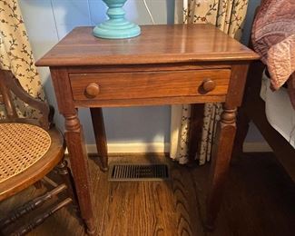 one drawer side table