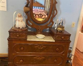 Victorian dresser with mirror