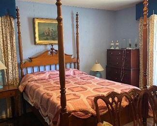 Full 4 poster bed