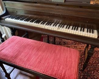Story & Clark baby grand piano