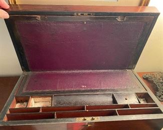 drawers under writing surface