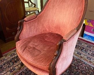 swan neck chair