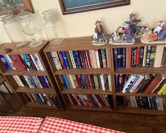 6 small laminate bookcases are still available