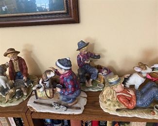 Gorham Norman Rockwell Four Seasons - A Boy and his Dog First Editions. Sold as set.