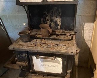 Black Diamond cast iron stove