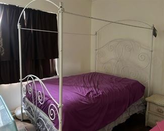 Vintage Iron Bed Frame Queen