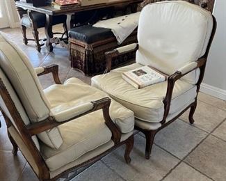 Set of Leather Chairs