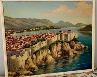 Large original oil painting