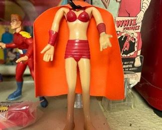 Flash Gordon's Dale Arden flexi figure (Italian vintage bendable figure by Ceppi Ratti)