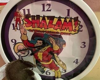 Vintage Shazam wall clock