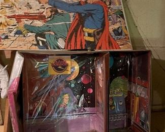 Vintage Flash Gordon playset case