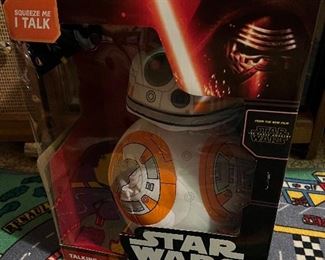 Star Wars The Force Awakens 15" talking Plush BB-8; new in box