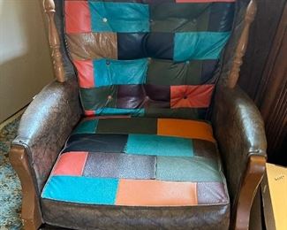 Patchwork leather? chair