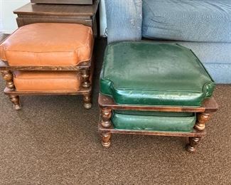 footstools, 4 total