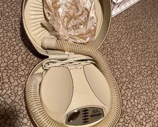 Vintage hair dryer and carrying case