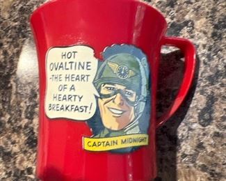 Vintage Captain Midnight Ovaltine mug