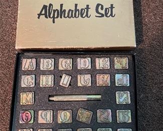 Craftool Co. Alphabet Set
