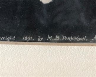 Copyright on Parkinson photogravure