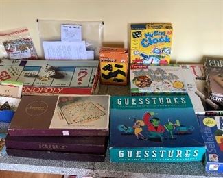 Board games & playing cards - including German Scrabble