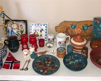 Scandinavian items - rosemaling & more
