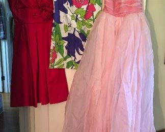 A few vintage dresses - middle one by Tori Richard (Honolulu)