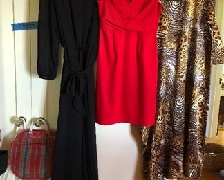 More clothes - red dress is by Donna Ricco