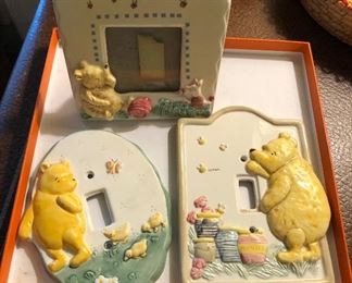 Ceramic Pooh accessories