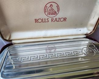 Antique Rolls Razor in Case and Box