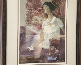 Signed by the Artist Fred Leach