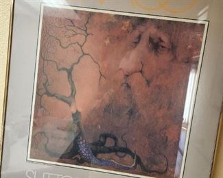 Framed Poster signed by Charles Bragg